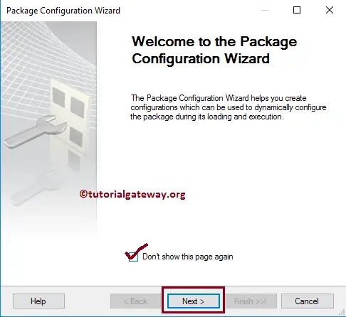 SSIS Package Configuration using SQL Server 4