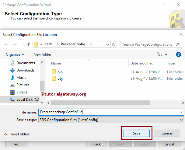 SSIS Package Configuration using XML Configuration FIle 6