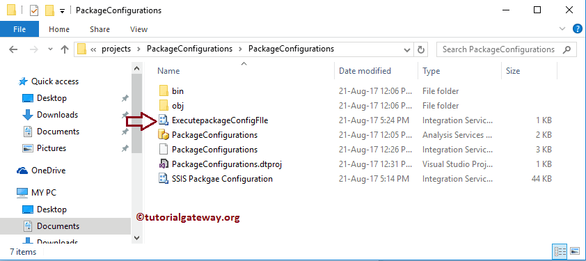 SSIS Package Configuration using XML Configuration File 12