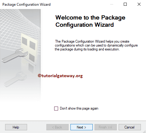 SSIS Parent Child Package Configuration Wizard