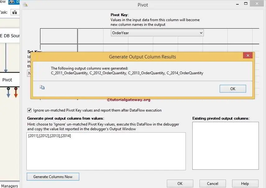 Pivot Transformation in SSIS 9