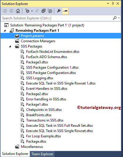 SSIS Project Parameters Vs Package Parameters 6