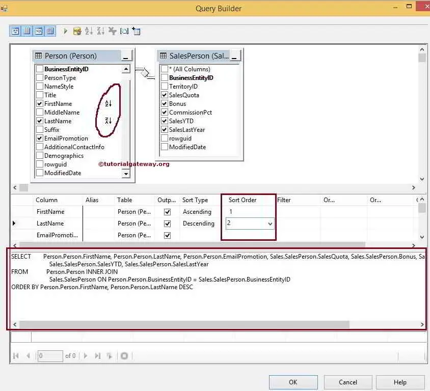 Query builder in SSIS 7