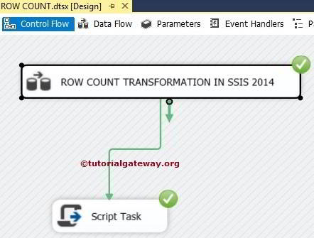 Row Count Transformation In SSIS
