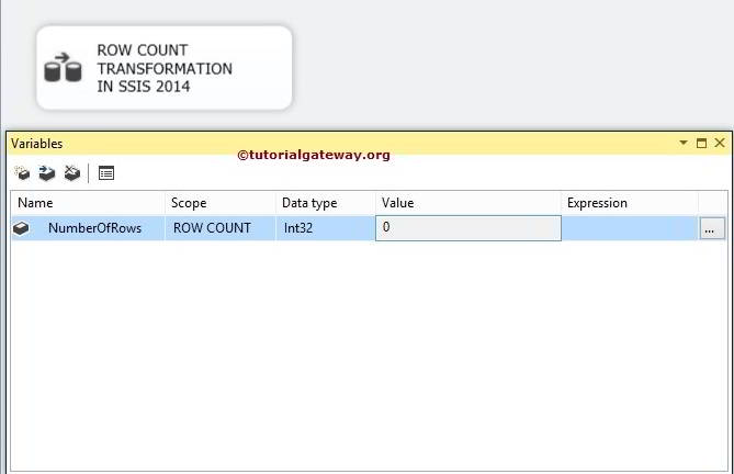 Row Count Transformation In SSIS