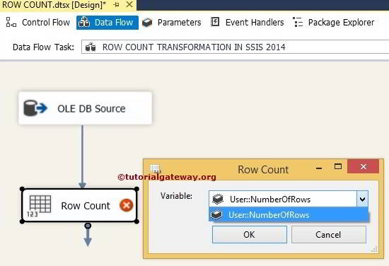 SSIS Row Count Transformation 7