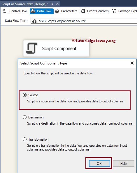 SSIS Script Component as Source 2