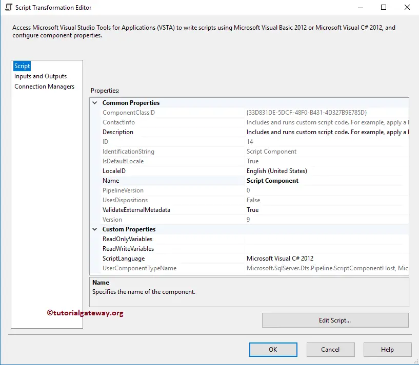 SSIS Script Component as Source 3
