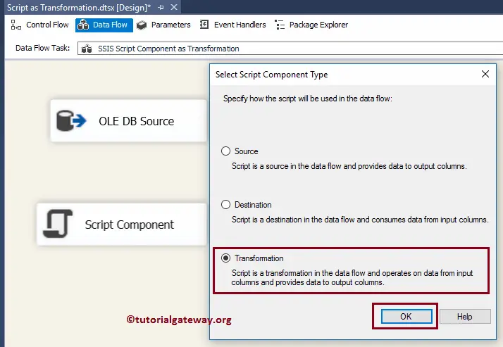 SSIS Script Component as Transformation 6