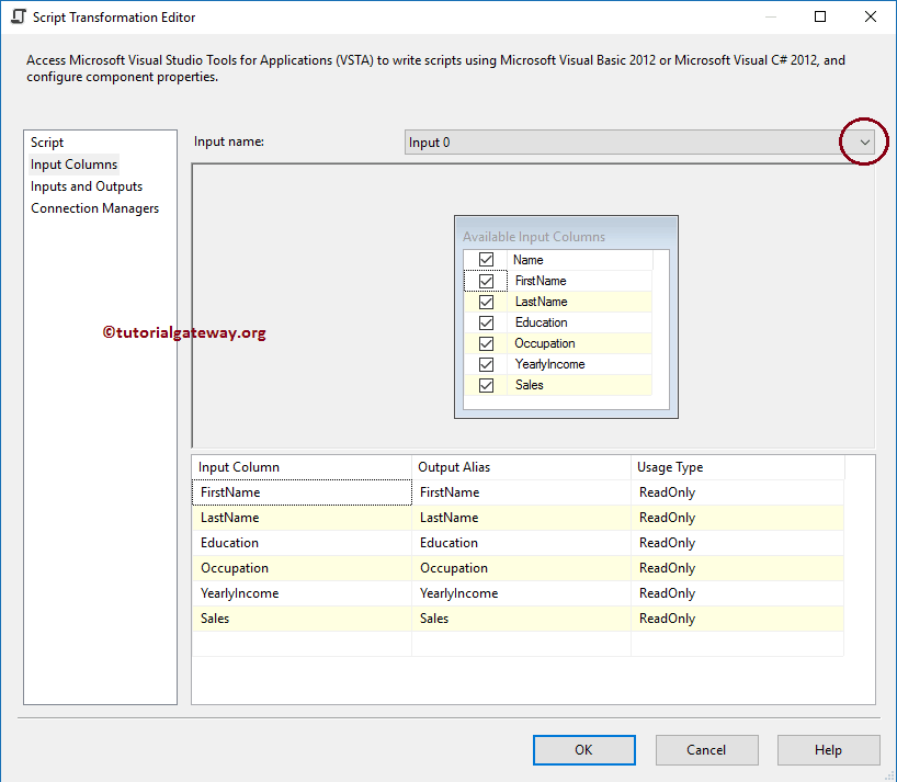 SSIS Script Component as Transformation 8