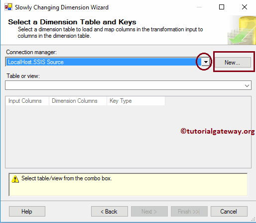 SSIS Slowly Changing Dimension Type 0 - 9