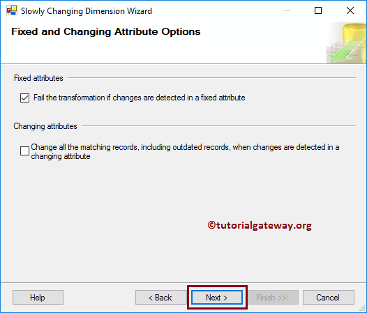SSIS Slowly Changing Dimension Type 1 - 12