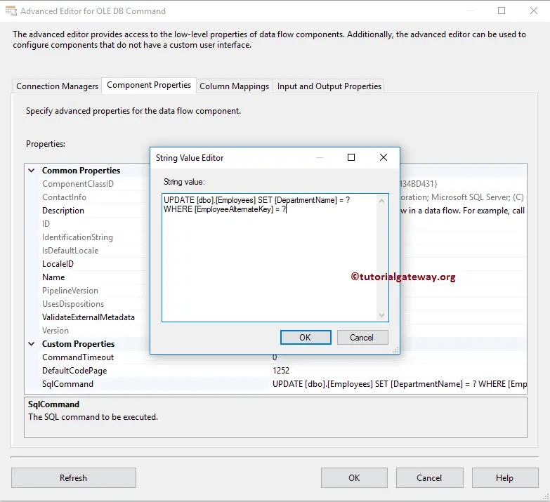 SSIS Slowly Changing Dimension Type 1 - 17