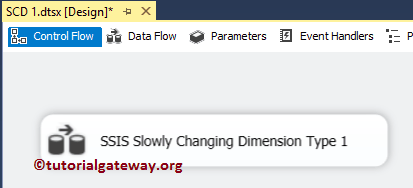 SSIS Slowly Changing Dimension Type 1 - 3