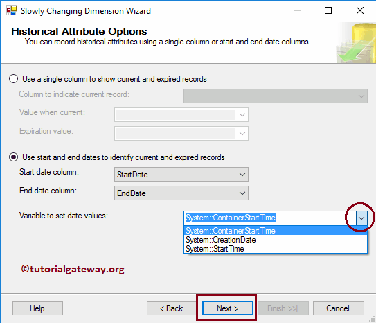 SSIS Slowly Changing Dimension Type 2 - 12