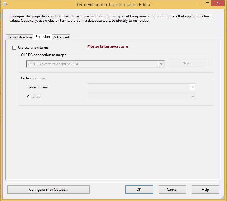 Term Extraction in SSIS 2
