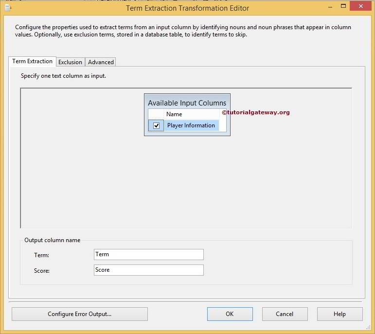 Term Extraction in SSIS 1