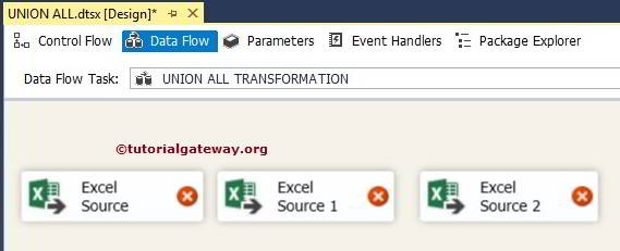 SSIS Union All Transformation 2