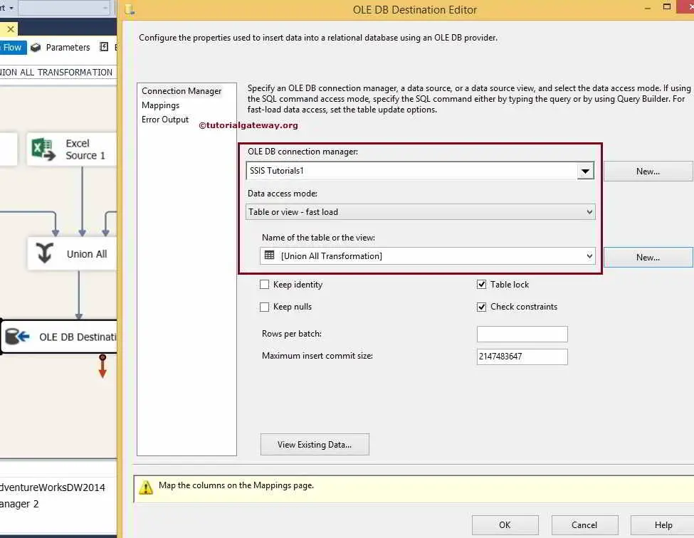 Union All Transformation in SSIS 9