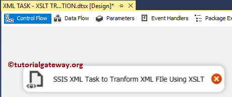 SSIS XML Task to Transform XML File Using XSLT 3