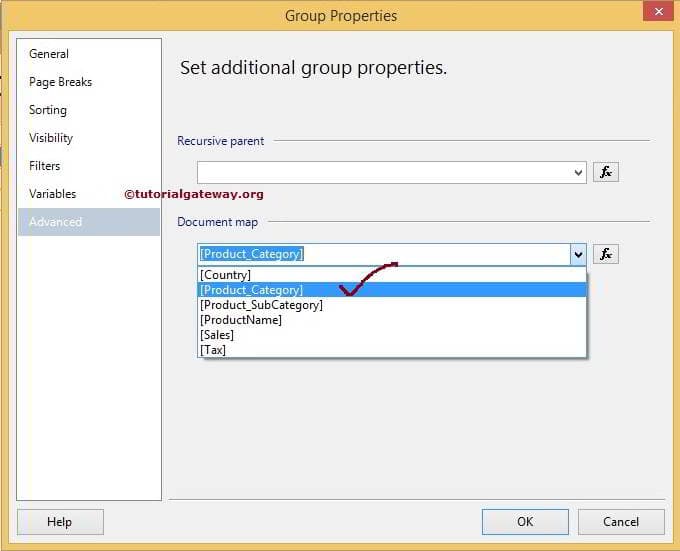 Document Map in SSRS 8