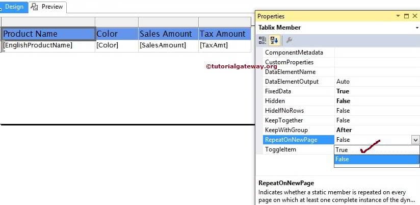 Keep Headers Visible While Scrolling in SSRS 6