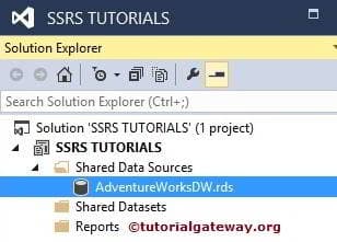 SSRS Shared Data Source 11