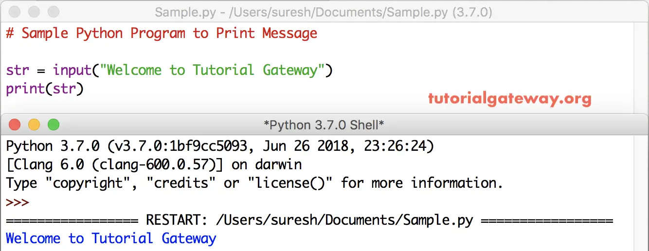Sample Python Program 2