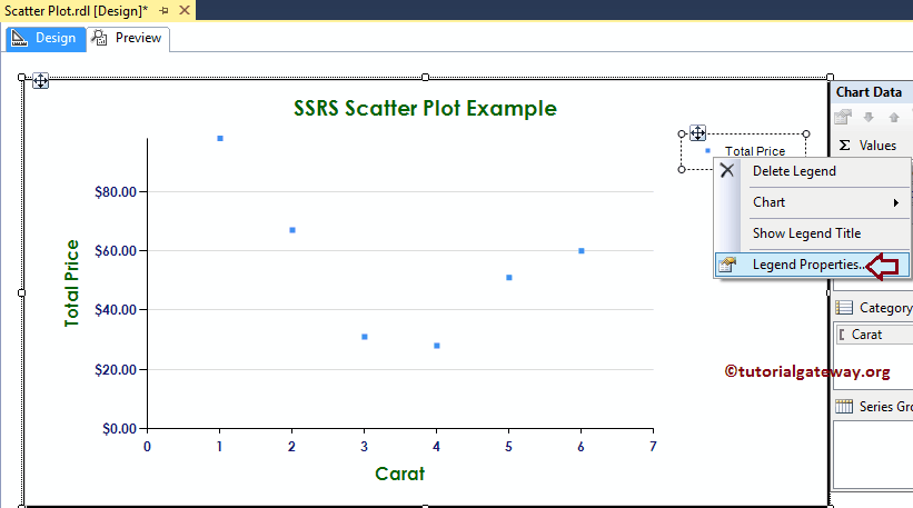 Scatter Plot in SSRS 19