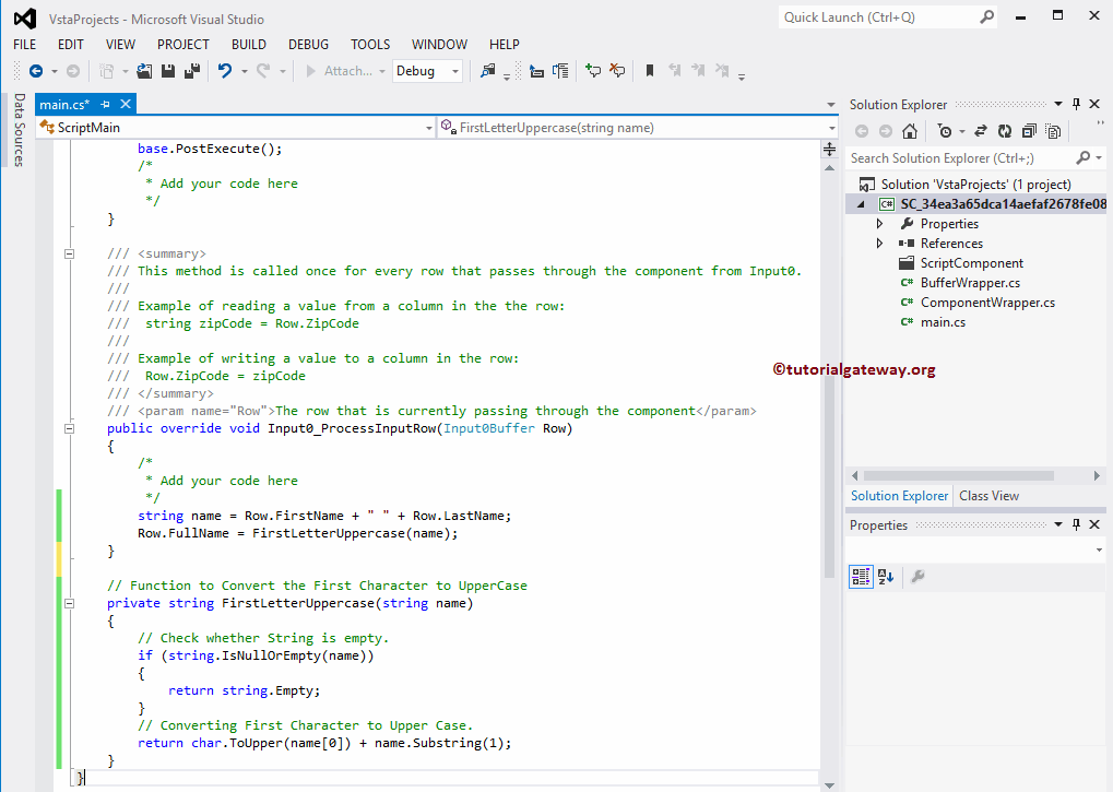 SSIS Script Component as Transformation Code 13