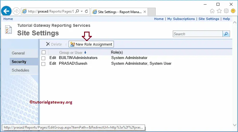 Security in SSRS 4