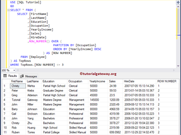 Select N Records each Category in SQL Server