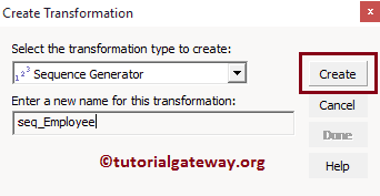 Sequence Generator Transformation in Informatica 4