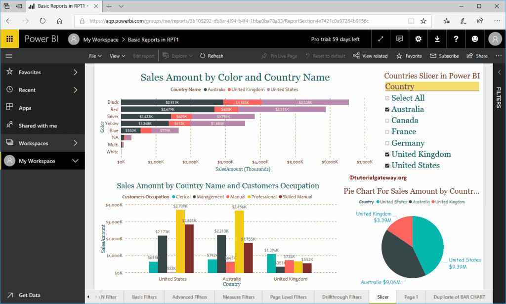 Share a Report in Power BI 9