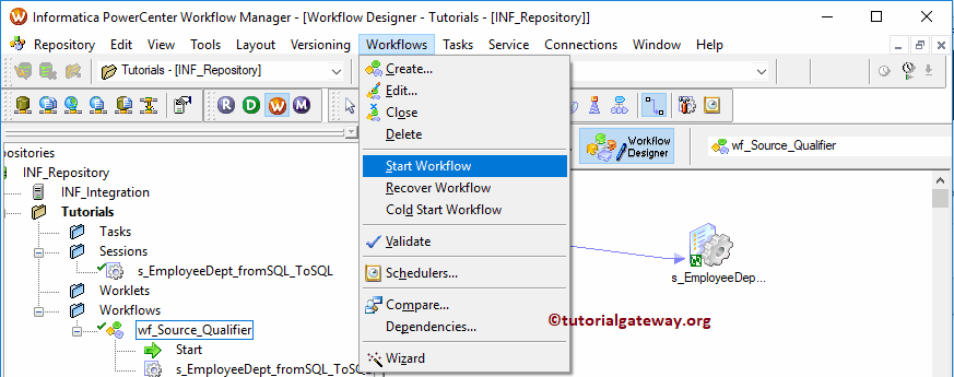 Source Qualifier Transformation in Informatica