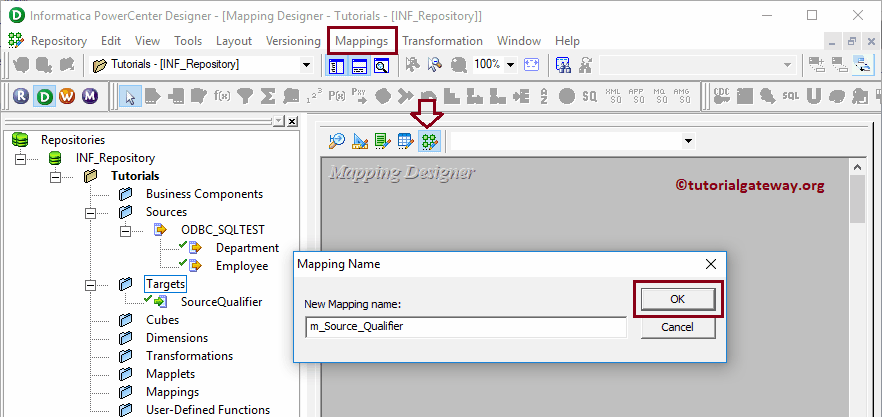 Source Qualifier Transformation in Informatica