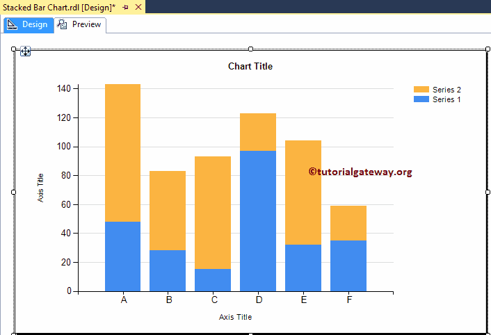 Stacked Bar Chart With Dummy Data