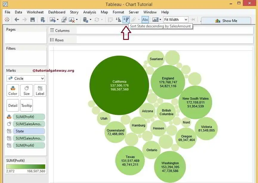 How to Create Tableau Bubble Chart