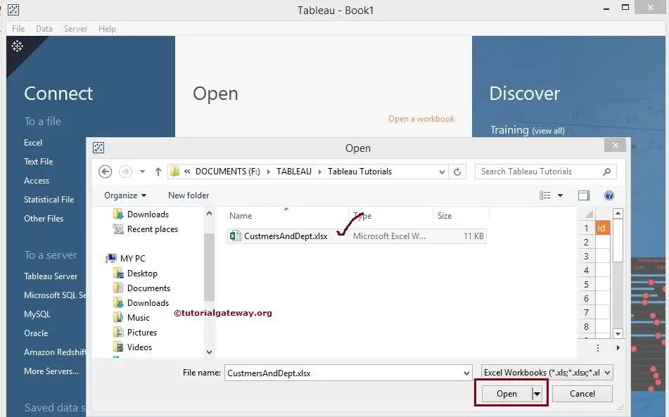 Connecting to Excel Files in Tableau 4