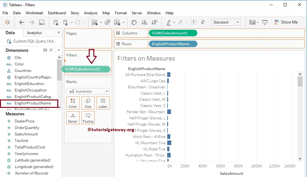 Add Measure Value to Tableau Filters Shelf 2