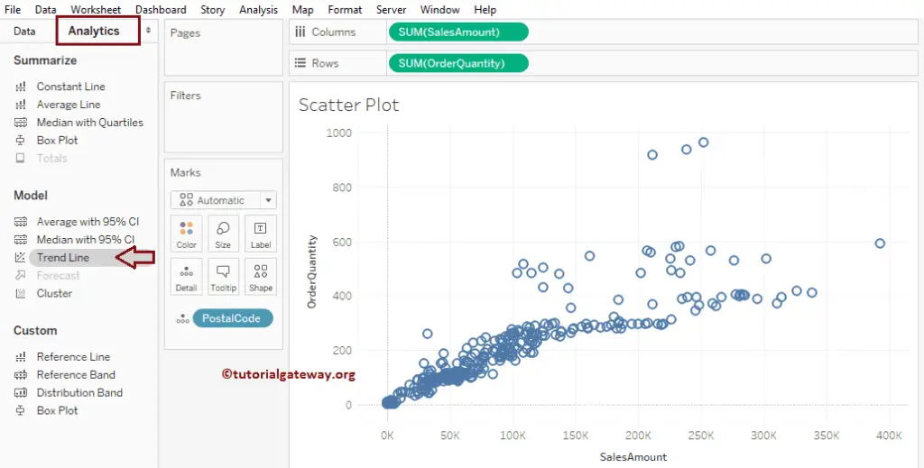 Add Linear Progression to Scatter Plot 3