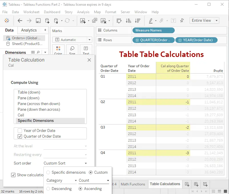 Tableau Table Calculations 12