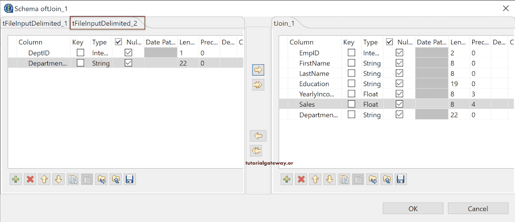 Check Right Table Schema