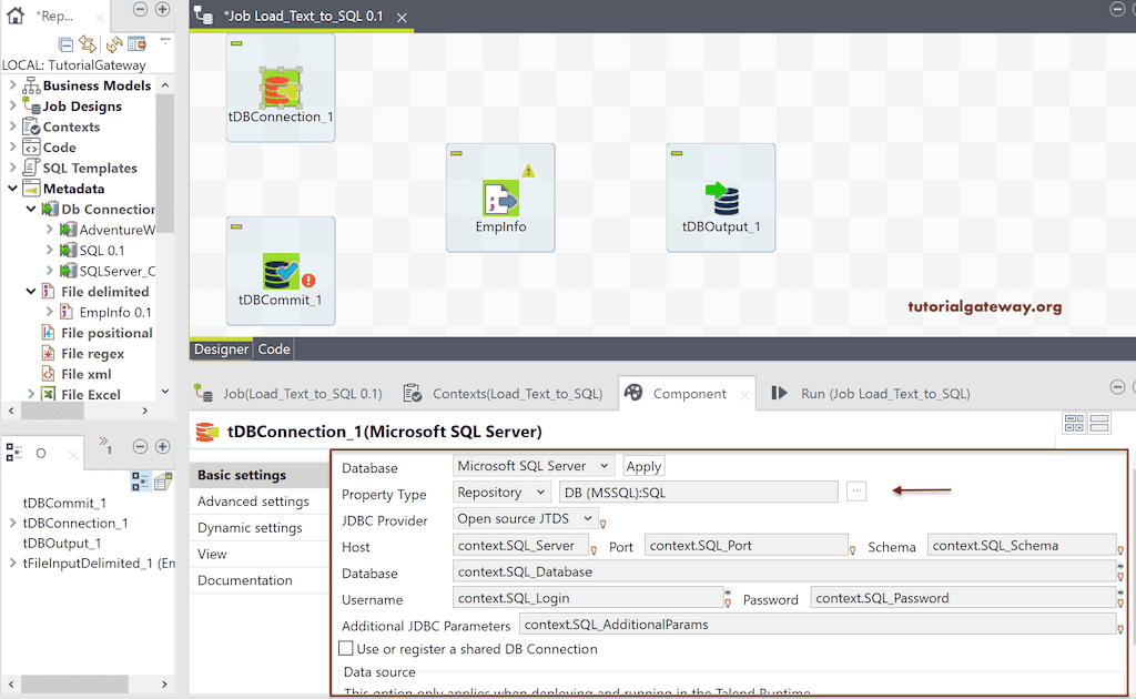 Talend Implicit Load , Implicit context configuration in Talend ...