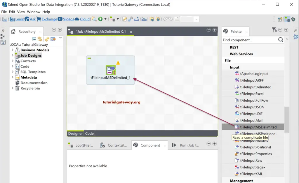 Talend Read Dynamic File Structure 2