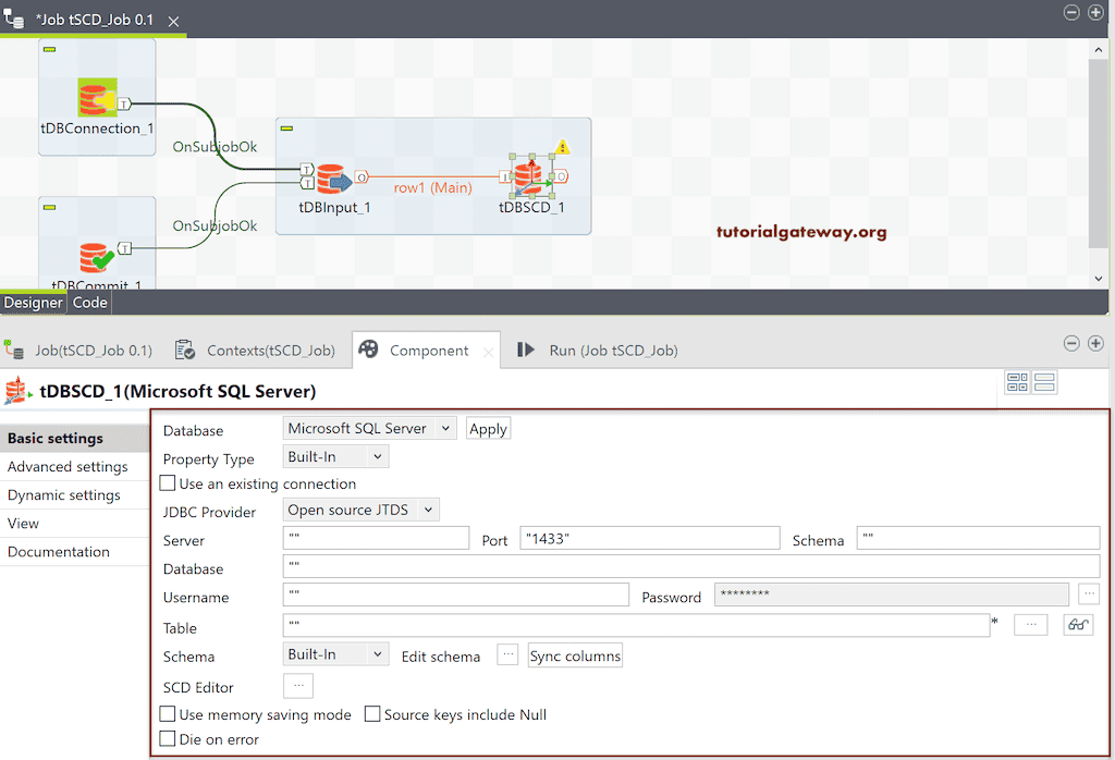 talend redshift unload example