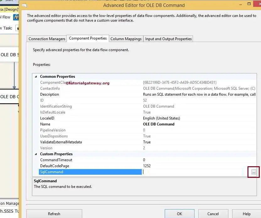 Updating Data Using OLE DB Command Transformation in SSIS 7