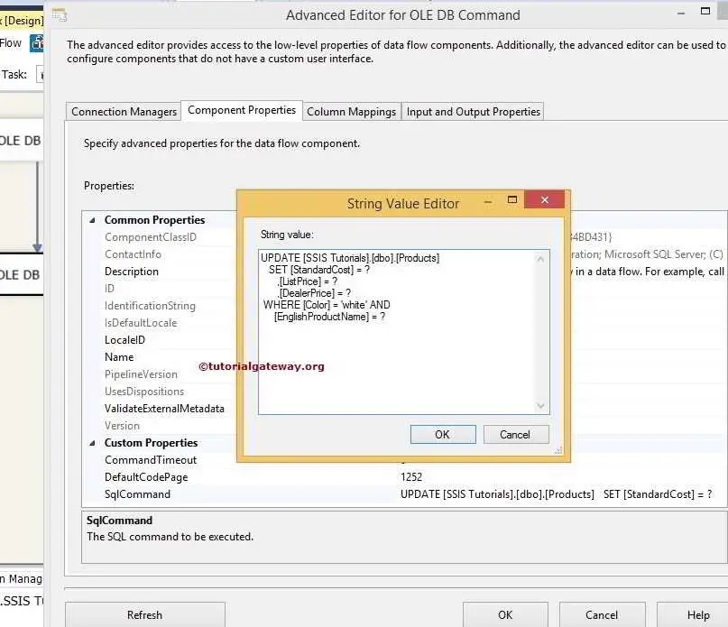 Update Data Using OLEDB Command Transformation in SSIS 8