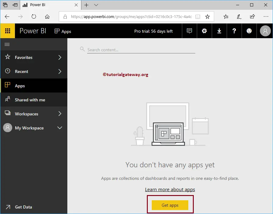 View Published App in Power BI 4
