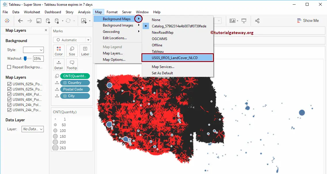 WMS Server Map as a Background Map in Tableau 13
